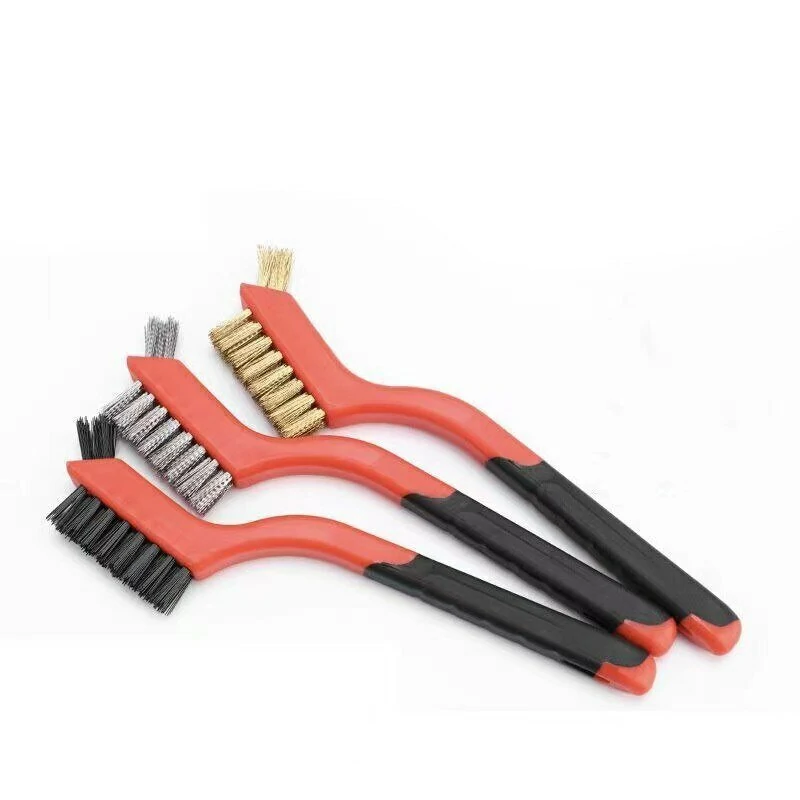 3 Packs Wire Cleaning Brush Stainless Steel/Brass/Nylon Bristles Brush Polishing Rust Remover Kitchen Stove Sink Scrubbing Cleaning Tool (image for) 3 Packs Wire Cleaning Brush Stainless Steel/Brass/Nylon Bristles Brush Polishing Rust Remover Kitchen Stove Sink Scrubbing Cleaning Tool