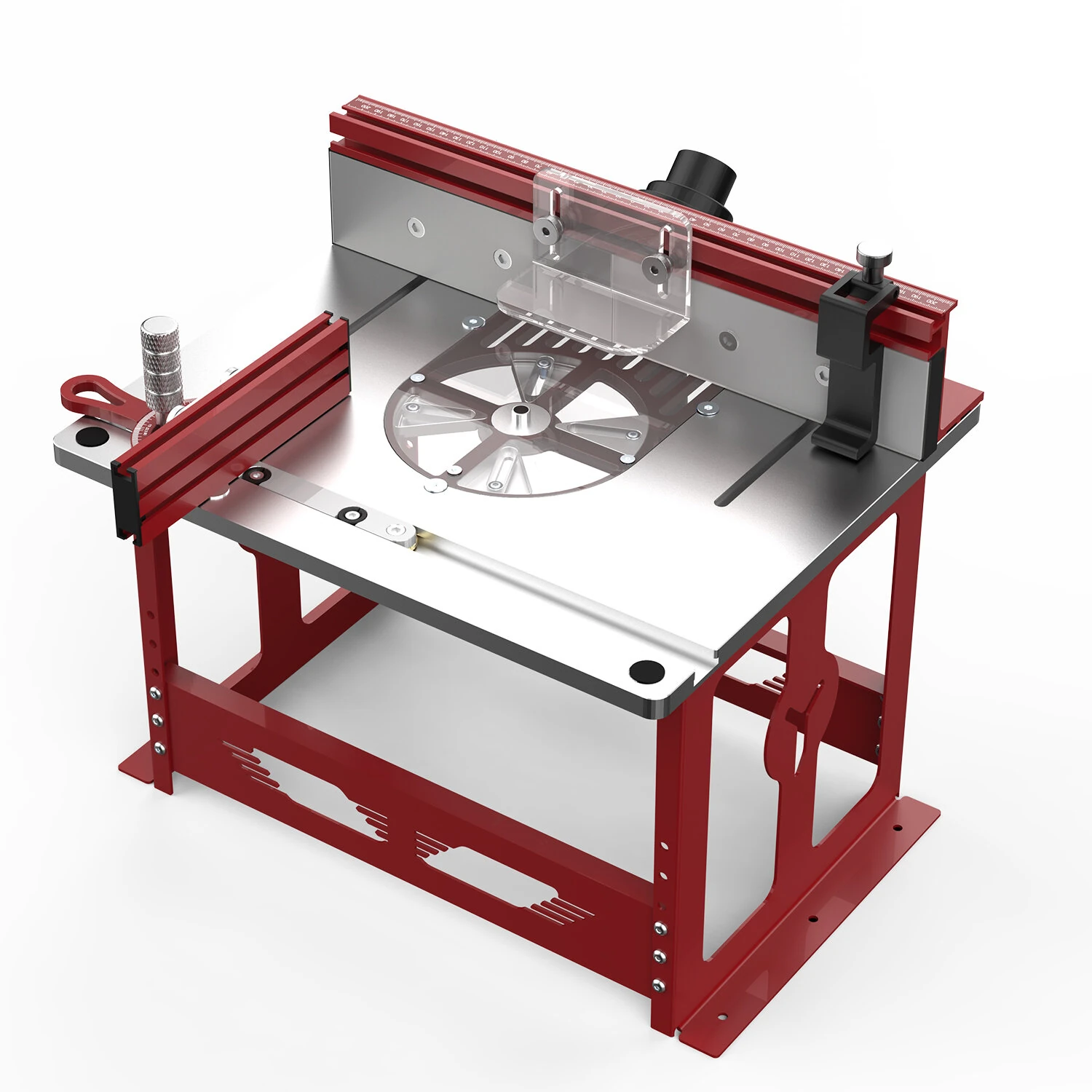 ENJOYWOOD Bench Top Router Table Workbench with Miter Gauge / Profile Fence System / Dust Collection Port for Most Routers (image for) ENJOYWOOD Bench Top Router Table Workbench with Miter Gauge / Profile Fence System / Dust Collection Port for Most Routers