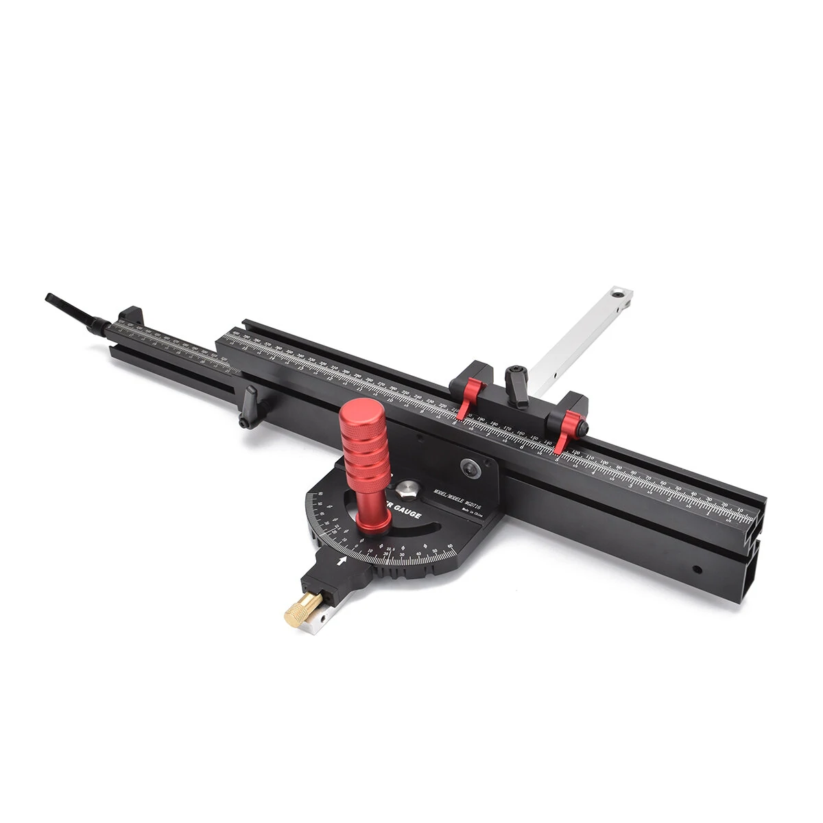 ENJOYWOOD Woodworking Miter Gauge Used With T Tracks Fence Backer DIY Table Saw Router Box Joint Jig Wood Working Tools and Accessories (image for) ENJOYWOOD Woodworking Miter Gauge Used With T Tracks Fence Backer DIY Table Saw Router Box Joint Jig Wood Working Tools and Accessories